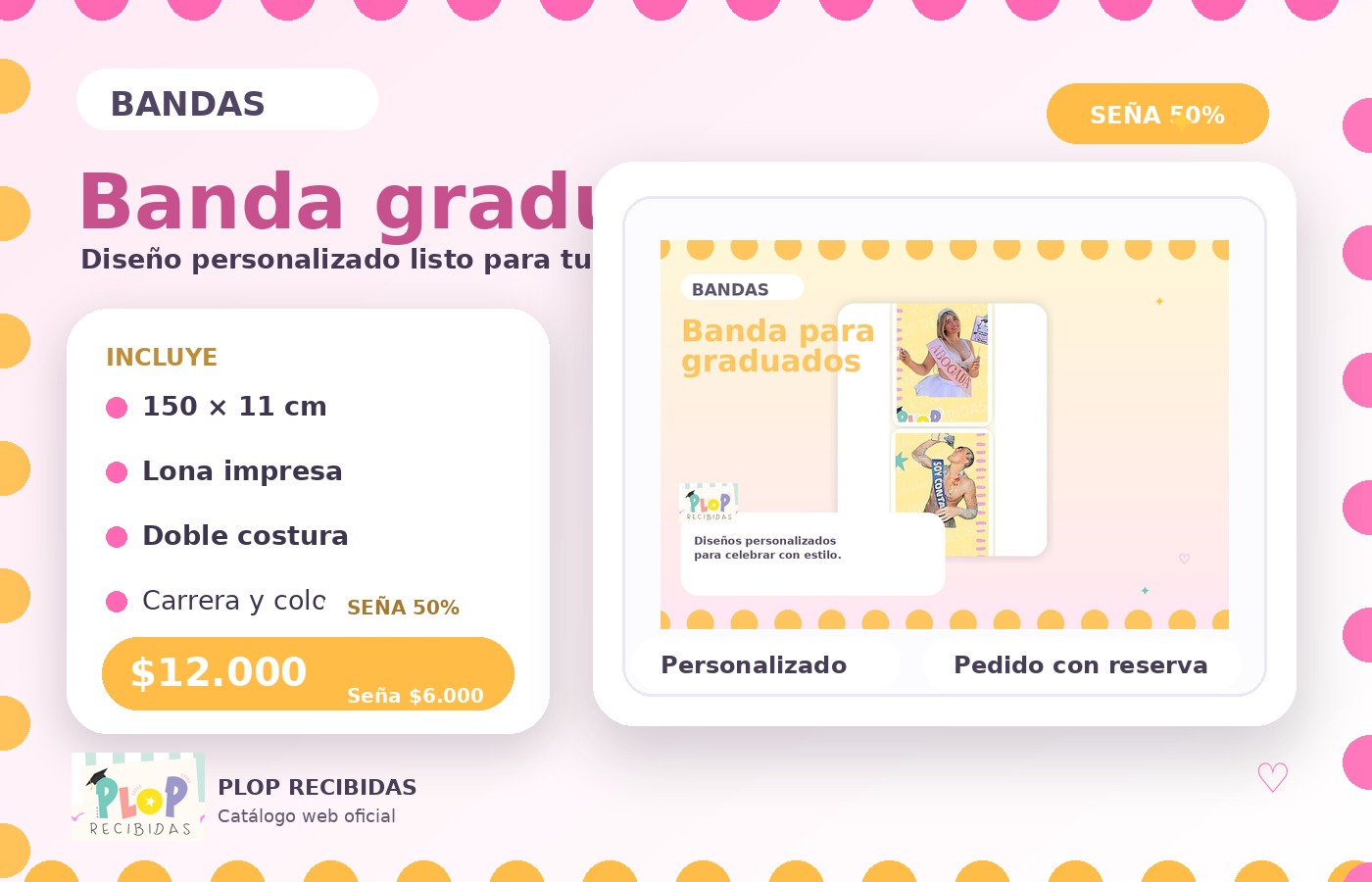 Banda para graduados Plop